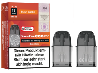 InnoCigs - Eco Pod Peach Mango 17mg/ml (2 Stück pro Packung)